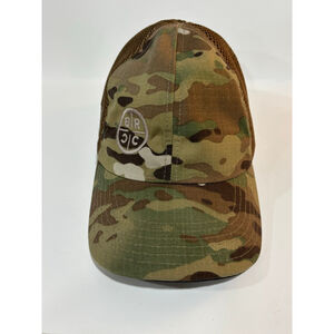 Nine Line Apparel Brown Camo Trucker Hat One Size NWOT